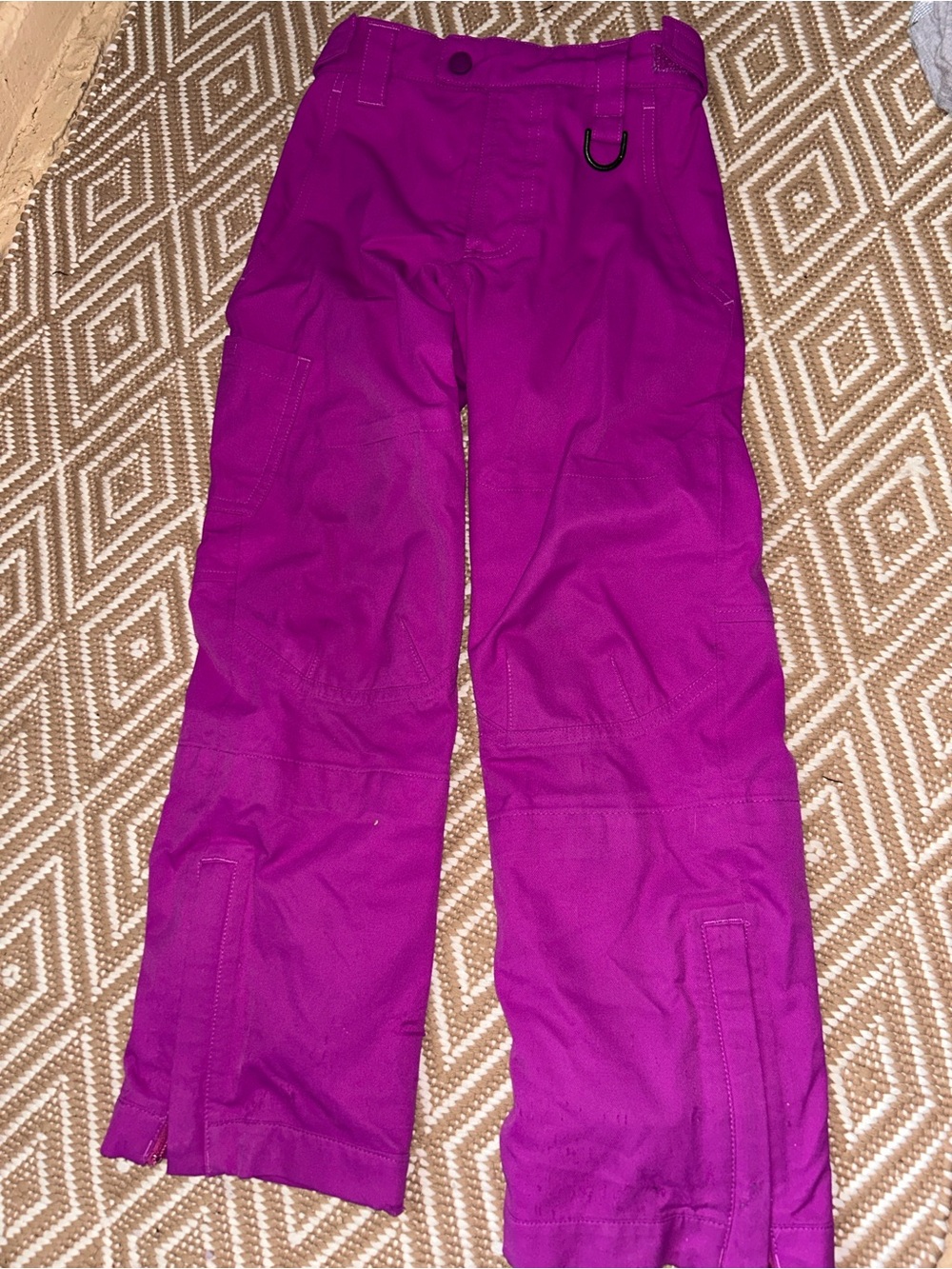 L.L. Bean Kids Bright Magenta Snow Pants